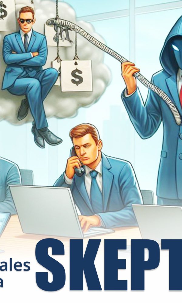 Maintain the scepticism in sales